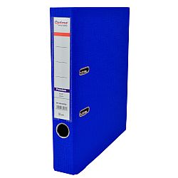 biblioraft-a4-plastifiat-pp-pp-margine-metalica-50-mm-optima-premium-albastru